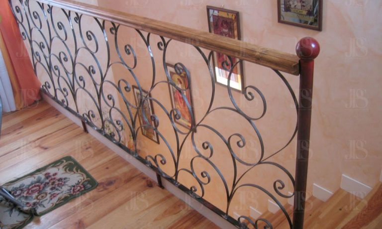 Balustrade d'escalier métallique, JPS serrurier